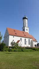Fototapeta na wymiar Kirche St. Vitus Altenmünster
