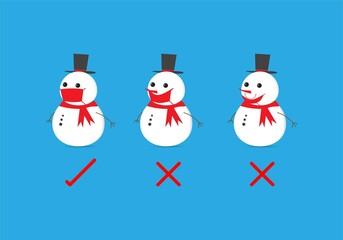 Concepts of how to wear protective mask correctly.