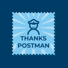 Design for celebration world post day.