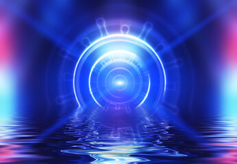 Blank abstract background on the theme of the COVID-19 coronavir