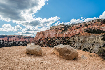Fototapeta na wymiar Bryce Canyon National Park front view