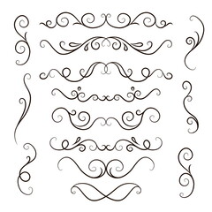 vector line border set