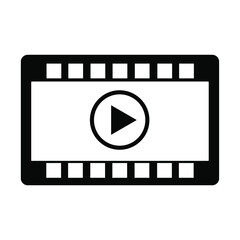 Video player bar icon,template for your design for web site and app