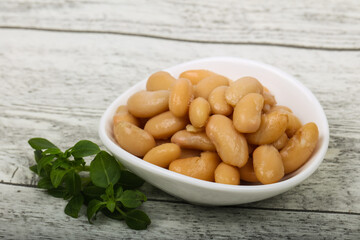 Baked white bean