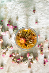 Blooming Tea Ball Flower