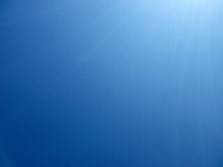 Amazing view of blue clear sky