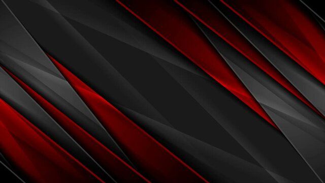 High contrast red and black glossy stripes