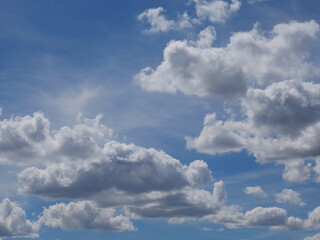 Obraz premium blue sky with clouds