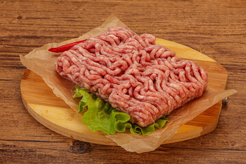 Raw Minced pork meat for cooking