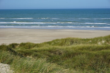 perfekte Strandlandschaft an der Nordseeküste