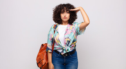  greeting the camera with a military salute in an act of honor and patriotism, showing respect