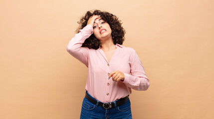  panicking over a forgotten deadline, feeling stressed, having to cover up a mess or mistake