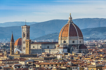 Fototapeta na wymiar 1877 Florenz - Kathedrale von Florenz