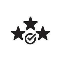 Premium rating star icon