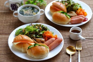 ワンプレート朝食