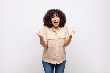  feeling happy, astonished, lucky and surprised, like saying omg seriously? Unbelievable