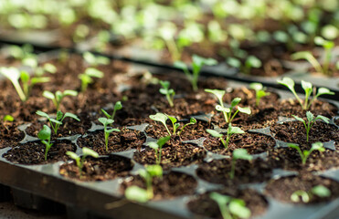 
cabbage seedlings