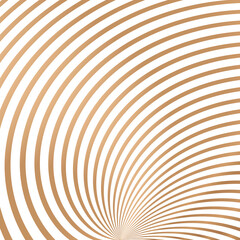 Wave of the many colored lines. Abstract wavy stripes on a white background isolated. Creative line art. Vector illustration EPS 10. Design elements created using the Blend Tool. Curved smooth tape