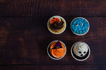 cupcake Halloween concept fetival