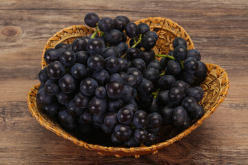 Fresh ripe sweet red grape