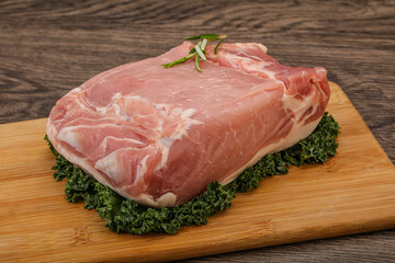 Pork meat piece for cooking