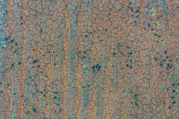 Cracked ground field harvest empty land
