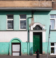Fototapeta na wymiar green architecture in Poznan
