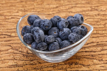 Sweet fresh juicy blueberries heap