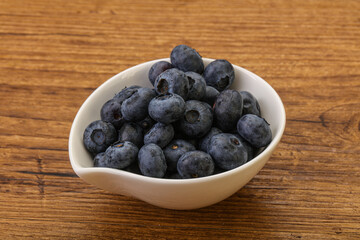 Ripe sweet tasty blueberries heap