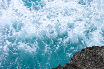 Fototapeta na wymiar Foam of the sea,Sea foam, ocean foam, beach foam