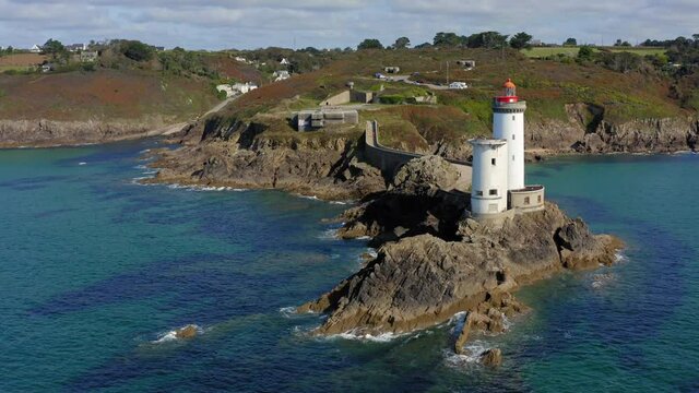 Lighthouse Petit Minou in Brittany France