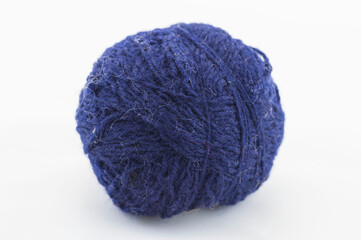 ball of blue thread