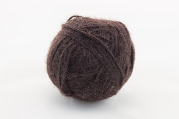 ball of brown thread