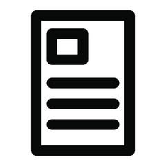 25 Black Minimalist Premium Website Line Icon Pack Transparant