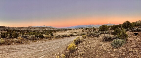 Vivid Desert Sky Panoramic 