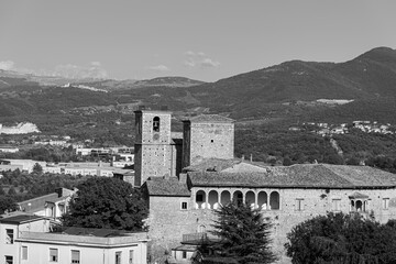 Molise, Macchia d'isernia. Baronial castle D'Alena. View