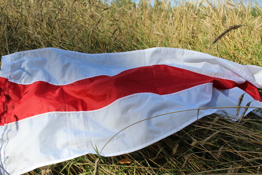 WRW flag on wheat field