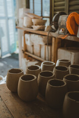 Fototapeta na wymiar Ceramic workshop 