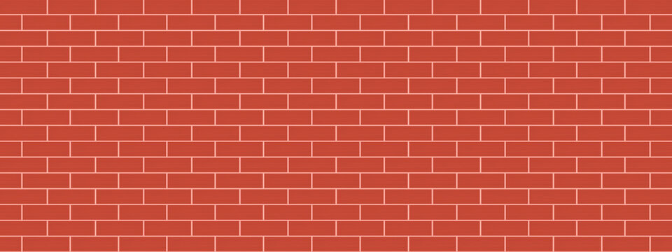 Orange brick wall background with line texture wallpaper colorful texture pattern seamless art graphic design vector illustration 