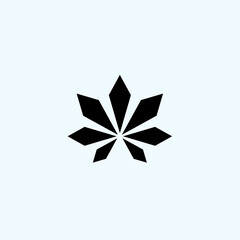 abstract dental logo. dentist icon