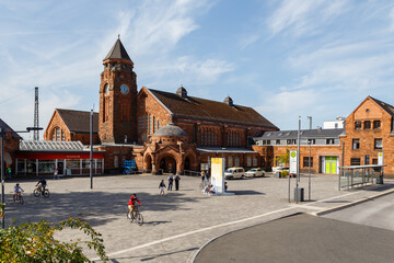 Gießen, der Bahnhof. Hessen, Deutschland, 20.09.2020.	