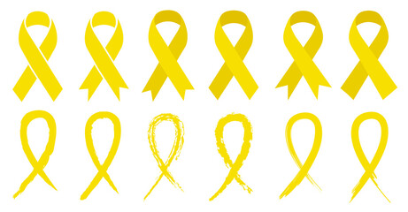 Yellow awareness ribbon, Bone cancer