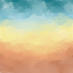 Digital drawn watercolor abstract background