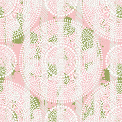 Seamless decorative pattern. Ornament in east style. Can be used on packaging paper, fabric, background for different images, etc.