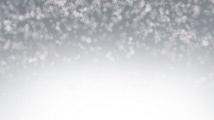 Abstract Gray Backgrounds with Snow flakes , illustration wallpaper