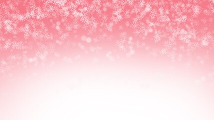 Abstract Pink Backgrounds with Snow flakes , illustration wallpaper