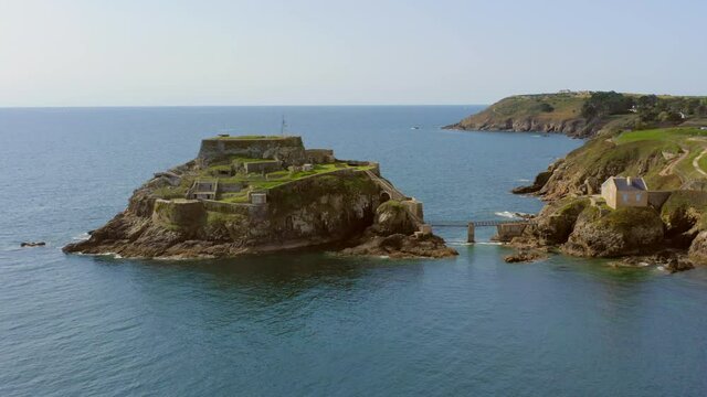 Fort of Bertheaume Brittany France Build in the XVII century it was used to control the strait of Brest 