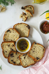 bread with olives