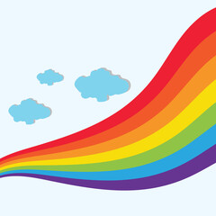  Abstrack beauty  Rainbow  Background  vector illustration design
