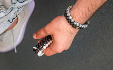 Natural stone bracelet